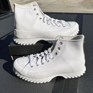 Converse A03705C CT As Lugged 2.0 Hi Sneakers In White Size M 7.5/W 9.5